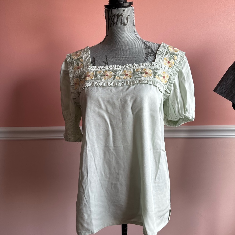 Spartina 449 Dee Squareneck Blouse Size S